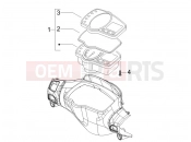 gilera 2012 Runner 125 ST 4T Meter combination - Cruscotto