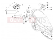 gilera 2012 Runner 125 ST 4T hátsó lámpa - irányjelző