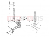 gilera 2012 Runner 125 ST 4T Rear suspension - Shock absorber/s