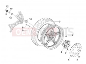 gilera 2012 Runner 125 ST 4T Rear wheel
