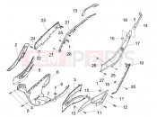 gilera 2014 Runner 125 ST 4T Side cover - Spoiler