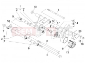 gilera 2015 Runner 125 ST 4T Swinging arm