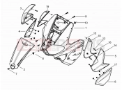 gilera 2008 Runner 200 ST 4T Front shield