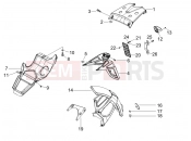 gilera 2008 Runner 200 ST 4T Rear cover - Splash guard