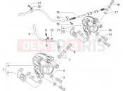 gilera 2009 Runner 200 ST 4T Brakes pipes - Calipers