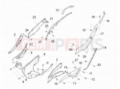 gilera 2011 Runner 200 ST 4T Side cover - Spoiler