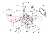gilera 2012 Runner 200 ST 4T Head unit - Valve