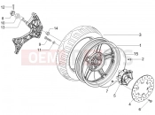 gilera 2007 Runner 125 VX 4T Serie Speciale Rear wheel