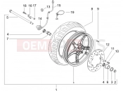 gilera 2006 Runner 200 VXR 4T Front wheel