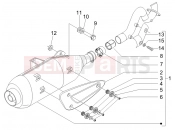 GILERA Runner 200 VXR 4T (ZAPM464) Silencer