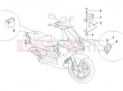 gilera 2006 Runner 200 VXR 4T (ZAPM464) Remote control switches - Battery - Horn
