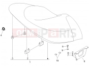 Saddle/seats - Gilera Runner 200 Race VXR 4T 2005