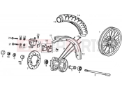 gilera SMT Front wheel