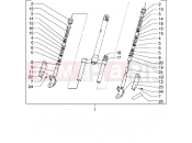 gilera Stalker 50 Front-wheel suspension