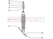 gilera Stalker 50 Rear shock absorber