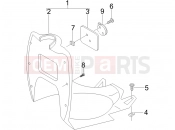 GILERA Stalker 50 Front glove-box - Knee-guard panel