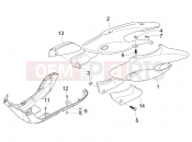 GILERA Stalker 50 Side cover - Spoiler