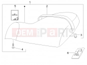 GILERA Stalker 50 Saddle/seats