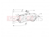 gilera 2008 Stalker 50 Crankcase cover - Crankcase cooling