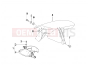 gilera 2008 Stalker 50 Wheel huosing - Mudguard