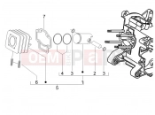 gilera 2010 Stalker 50 Cylinder-piston-wrist pin unit