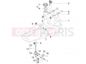 gilera 2011 Stalker 50 Benzin tank