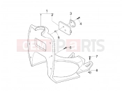 gilera 2012 Stalker 50 Front glove-box - Knee-guard panel