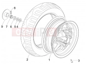 gilera 2012 Stalker 50 Rear wheel