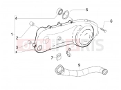 Crankcase cover - Crankcase cooling - Gilera Stalker 50 Naked 2009