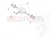 Crankshaft - Gilera Stalker 50 Naked 2009