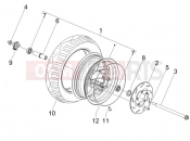 Front wheel - Gilera Stalker 50 Naked 2009