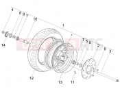 gilera 2008 Stalker 50 Special Edition Front wheel