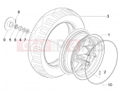 gilera 2008 Stalker 50 Special Edition Rear wheel