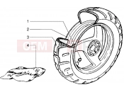 gilera Storm 50 Rear wheel