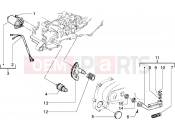 gilera Storm 50 Starting motor-starter lever