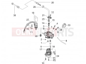 gilera 2008 Storm 50 Carburetor's components