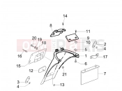 gilera 2008 Storm 50 Rear cover - Splash guard
