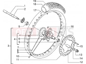 gilera Surfer Front wheel