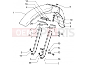 Front mudguard - Gilera Zulu