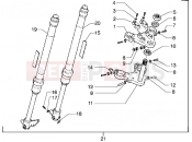 Front-wheel suspension - Gilera Zulu