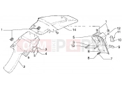 Rear mudguard - Gilera Zulu