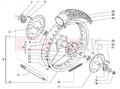 Rear wheel - Gilera Zulu