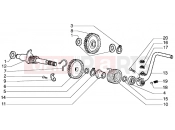 Starting shaft - Gilera Zulu