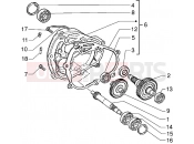gilera Runner VX Rear wheel shaft