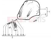 gilera Runner VX Windshield kit-Stand kit