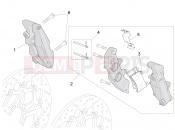 Front brake caliper - Motoguzzi Audace 1400 Carbon ABS 2019