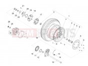 Rear wheel - Motoguzzi Audace 1400 Carbon ABS 2019