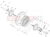 Front wheel - Motoguzzi Audace 1400 ABS (USA) 2015