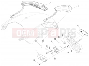 Rear lights - Motoguzzi Audace 1400 ABS (USA) 2015