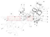 Rear electrical system - Motoguzzi Audace 1400 ABS (USA) 2016